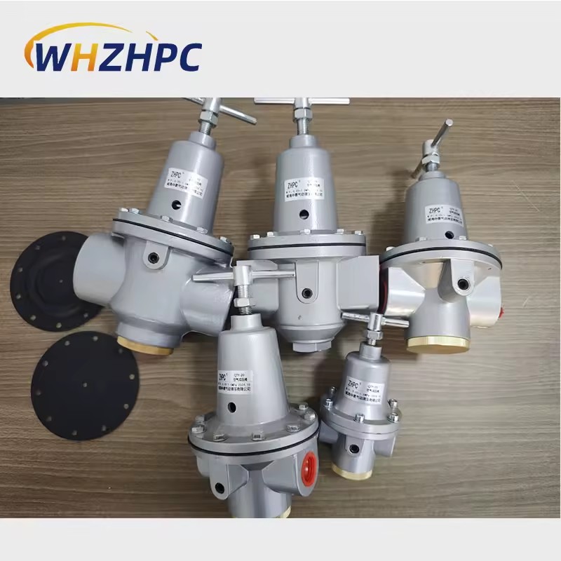 Air Pressure Reducing Valve QTY-L25 Gas Valve G1 ZHPC Silver Gray Oilfield Pneumatic for Drilling Rig