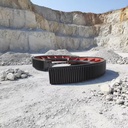 Low Abrasion Ball Mill Girth Gear Mining Machinery for Cement Clinker Grinding Stable Operation Timely Delivery