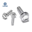 Field-Proven Carbon Steel Hex Flange Bolt M8-M20 10.9 Zinc Plated for Heavy Oilfield Drilling Rig and Derrick