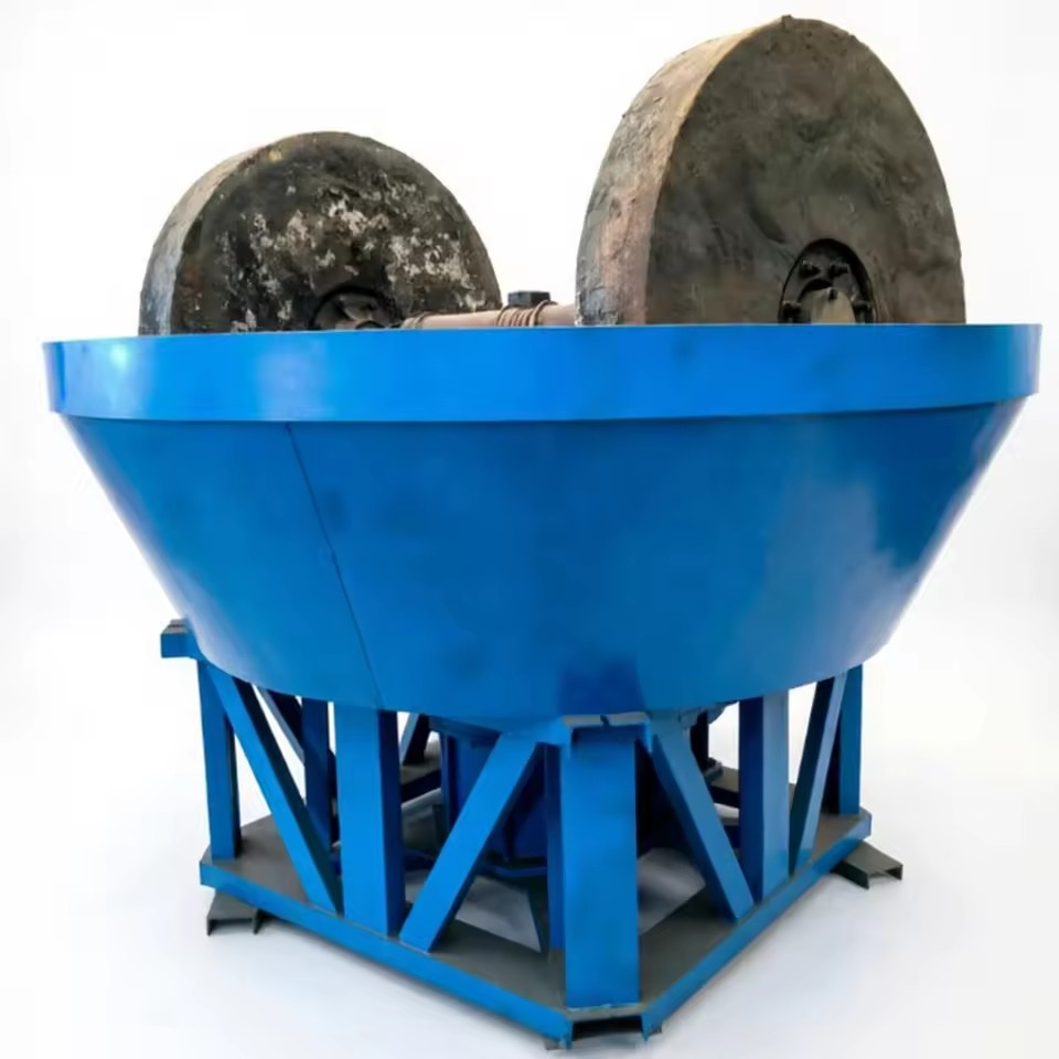 Mining Equipment, Mineral Processing Double-roller Gold Ore Grinding Mill Double-roller Wet Gold Grinding Mill