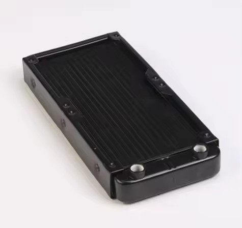 High Pressure Aluminum Alloy Intercooler for Oilfield Drilling Rig Engines Reinforced End Tanks Vibration Resistance ISO 9001
