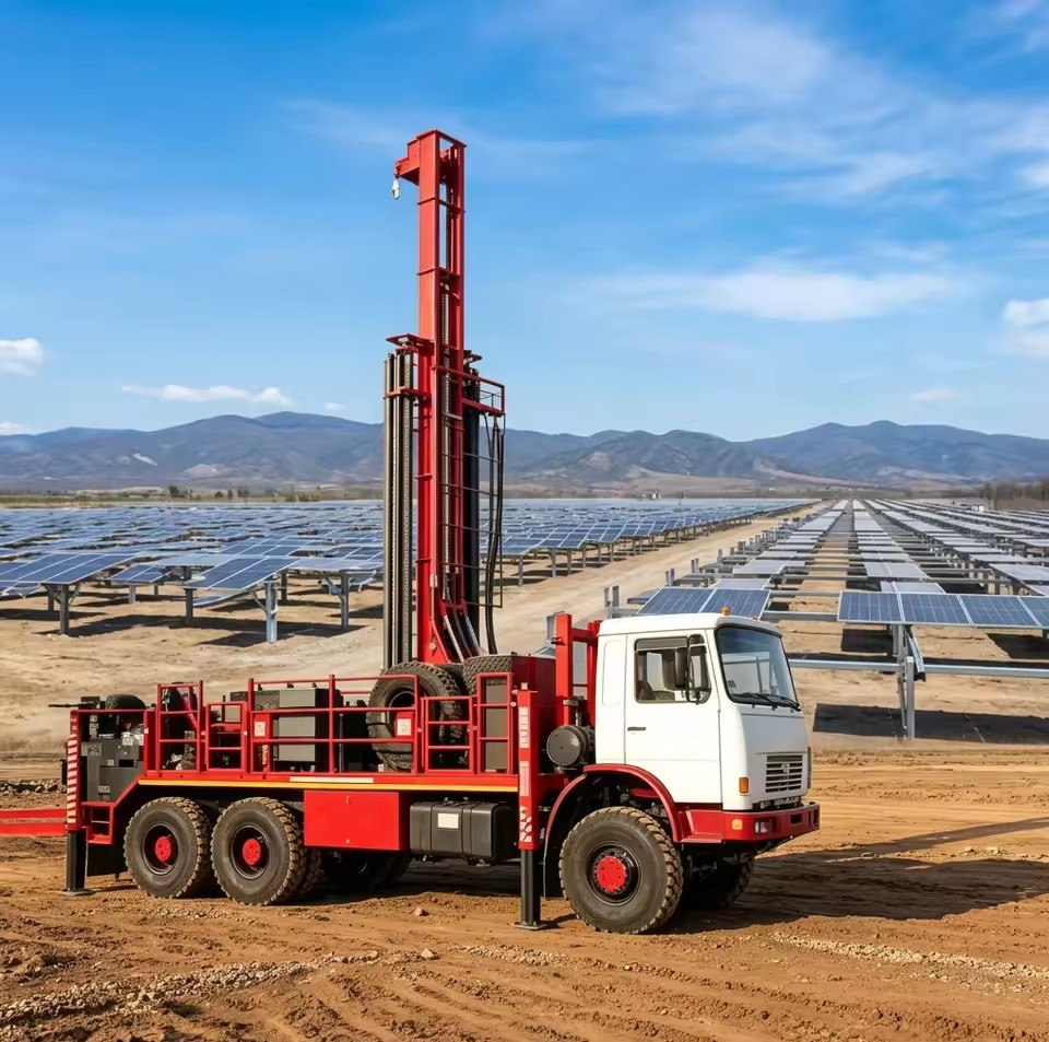 Truck-mounted Oil Rig Oil Drilling Rig for Sale Stainless Steel Well Drilling Equipment