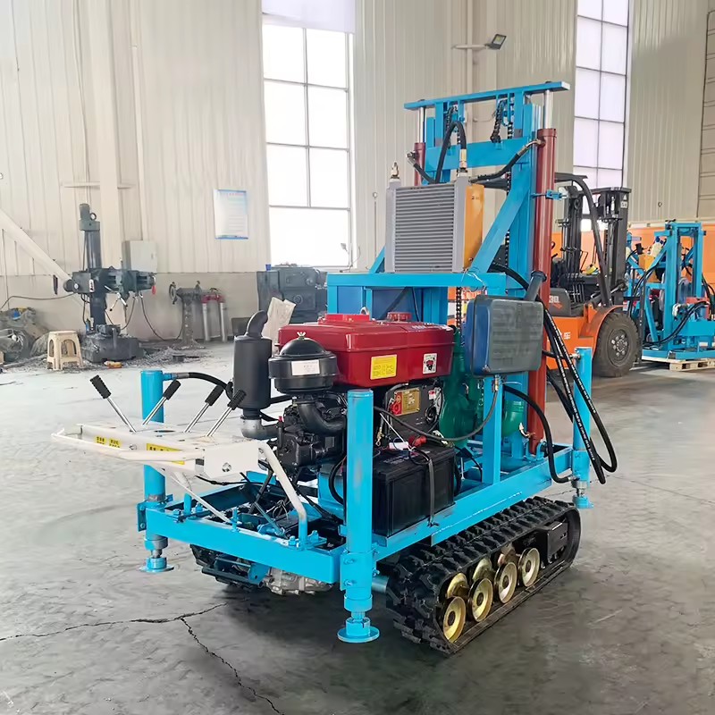Durable and Efficient Water Well Drilling Rig with Integrated Compressor for Enhanced Air Circulation and Borehole Stability