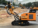 Hydraulic DTH Rotary Drilling Rig for Gold Mining Blast Hole Quarry Rock Drilling Machine with Diesel Engine Portable Max. 50m