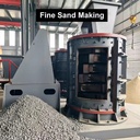 High Efficiency Gold Ore Grinding Machine 10-260t/h Vertical Shaft Crusher - Sand Making Machine for Hard Rock in Mining Project