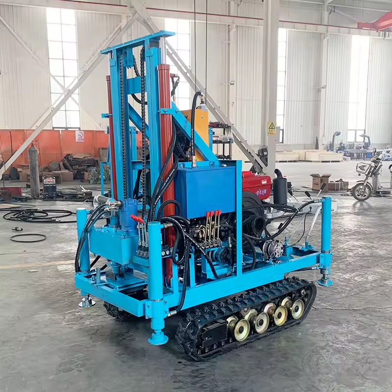 Durable and Efficient Water Well Drilling Rig with Integrated Compressor for Enhanced Air Circulation and Borehole Stability