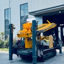 500m Deep Water Well Drilling Rig With Air Compressor Geological Drilling Machine