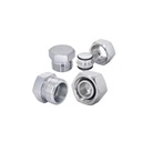 24 Degree Cone Seal Female Thread Hydraulic Hose Fitting METRIC PLUG FEMALE FITTING 9C 9D Hydraulic Plug for Liquid Oil Pipe