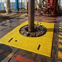 Drilling Platform Non-slip Floor Mat OEM ODM Bulk Supply Saltwater Resistant for Marine Oilfield Cutting Polyurethane Steel Nail
