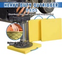 Heavy Duty UHMWPE Anti-Slip Crane Outrigger Pad Foot Support Plate for Oilfield Drilling Rigs 5-300 Tons Load Capacity Cutting