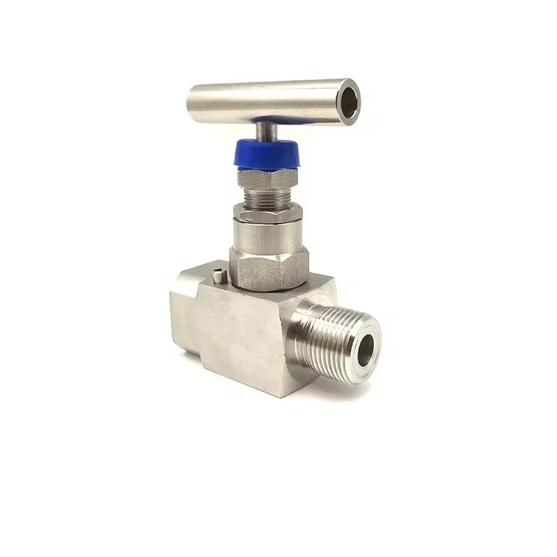 SS304/316 Stainless Steel High-Pressure Manual Needle Valve 6000psi NPT1/4 G1/2 Pin Male Female Thread High Gauge Needle Valve