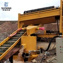 Portable Gold Trommel 50 TPH Diesel Engine Motor High Efficiency Gold Recovery Equipment Riverbed Alluvial Gold Mining