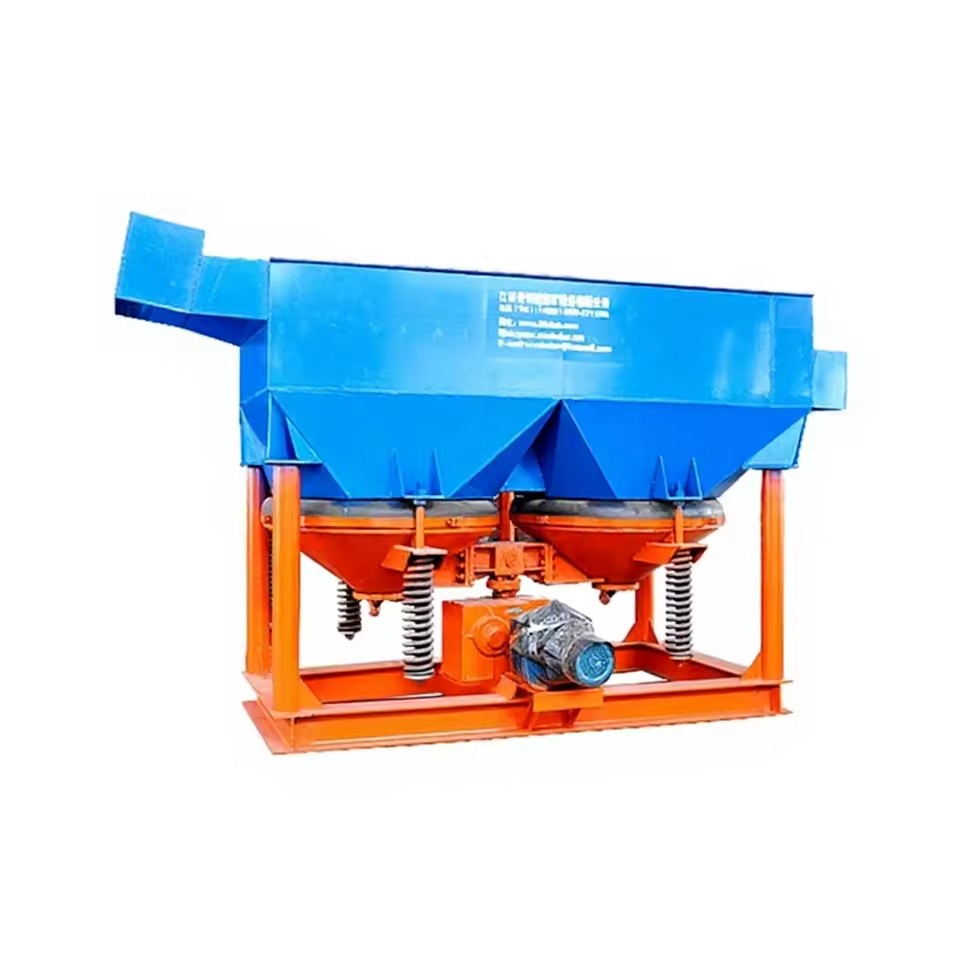 High Rigidity High Capacity Gravity Separator Mining Machine with Engine & Motor 6-10t/h 380V Jiangxi Origin