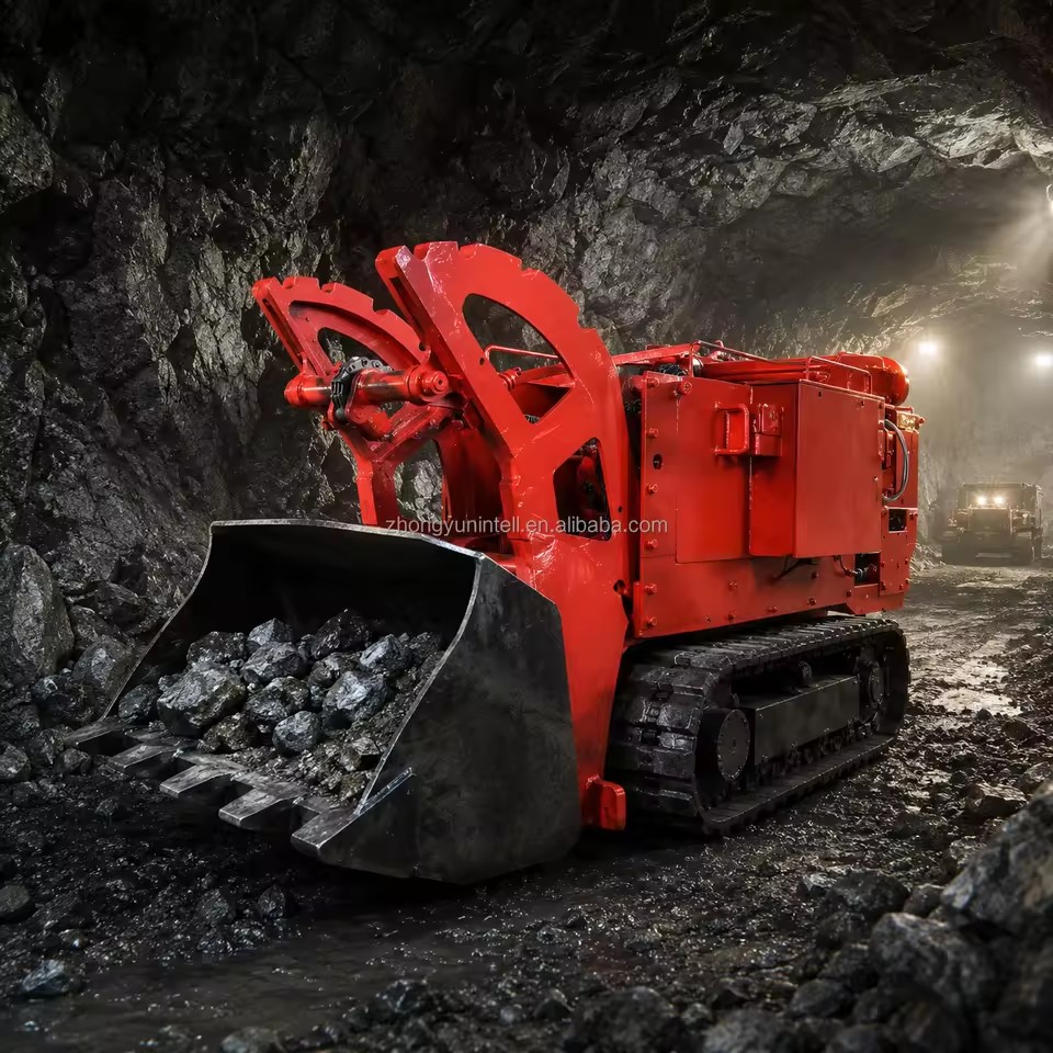 Mining Machine Equipment Rock Loader Underground Coal Mine Tunnel Wheel/crawler Mining Rock Loader Mucking Loader