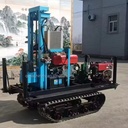 Small Portable 80m 100m 130m Depth diesel Engine Mini Manual Rotary Boring Water Well Drilling Rig Machine