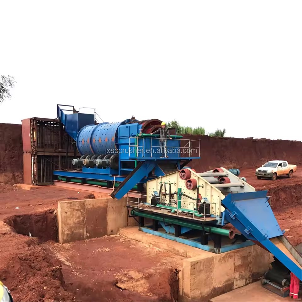 Diamond Washing Plant 50 TPH Complete Set Gemstone Wash Equipment for Alluvial Mining