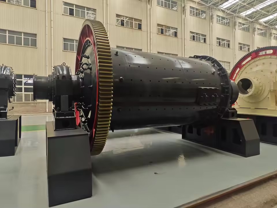 High Rigidity Customizable Dimensions Ball Mill 1830*4500 4.5-12t/h Capacity AC Motor Bearing Engine Gear Pump Gold