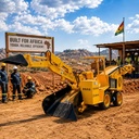 Underground Mining Mucking Machine Hydraulic Rock Loader with Continuous Conveyor System