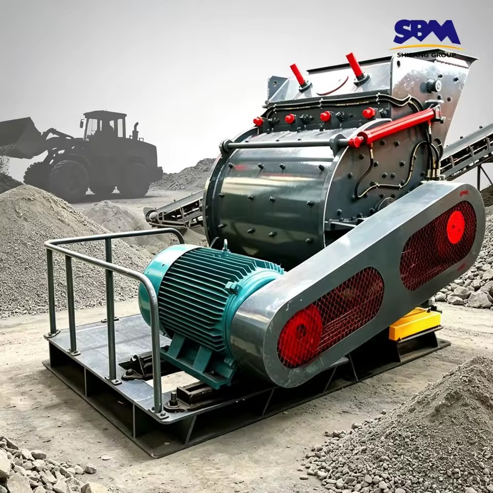 Low Price Heavy Duty Small diesel Portable Gold Ore Hammer Mill for Gold Mining Stone Crusher Hammer Crusher Mini Hammer Crusher