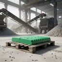 High Manganese Steel Fixed Moving Jaw Crusher Plates Wear Resistant Casting Jaw Plate Replacement for Ore Mining