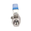 2205 2507 TA2 Corrosion-Resistant Duplex Steel Titanium Ball Valve 1/2 1/4" 3/8" Manual Instrument Valve for Gas Double Internal
