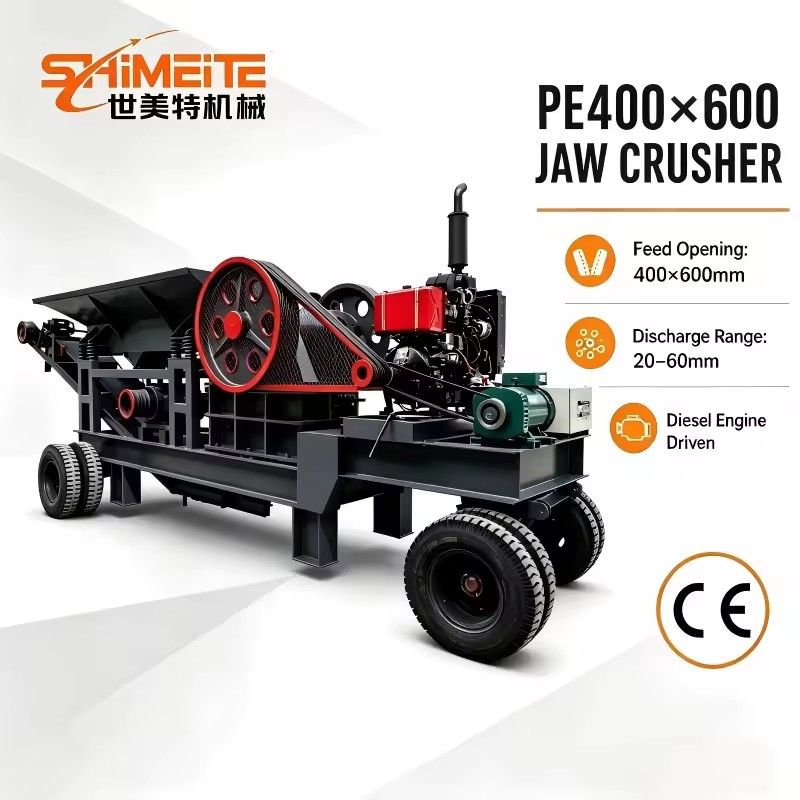 Customizable Jaw Crusher for African Gold Mine Crushing Equipment, with Feeder and Fine Jaw Crusher