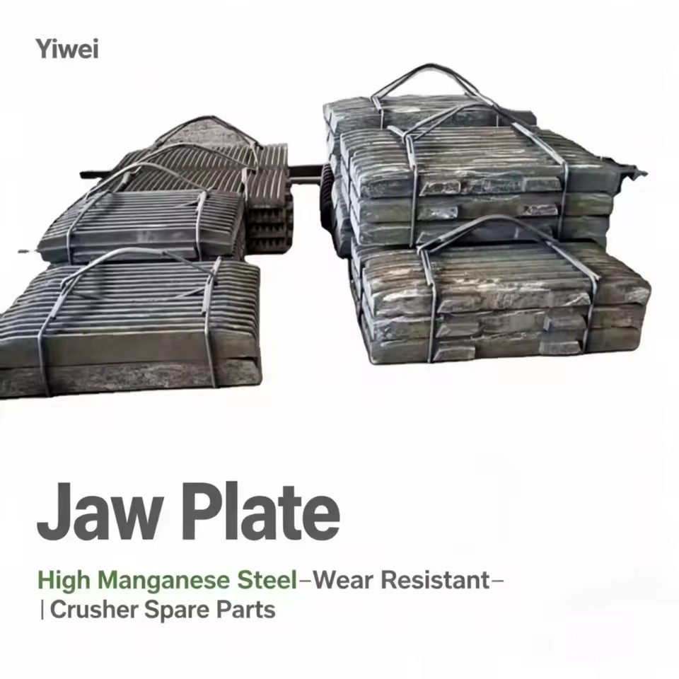 High Quality High Manganese Steel Casting Jaw Plate for Ore Mining Customized Design Factory Supply