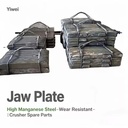 High Quality High Manganese Steel Casting Jaw Plate for Ore Mining Customized Design Factory Supply