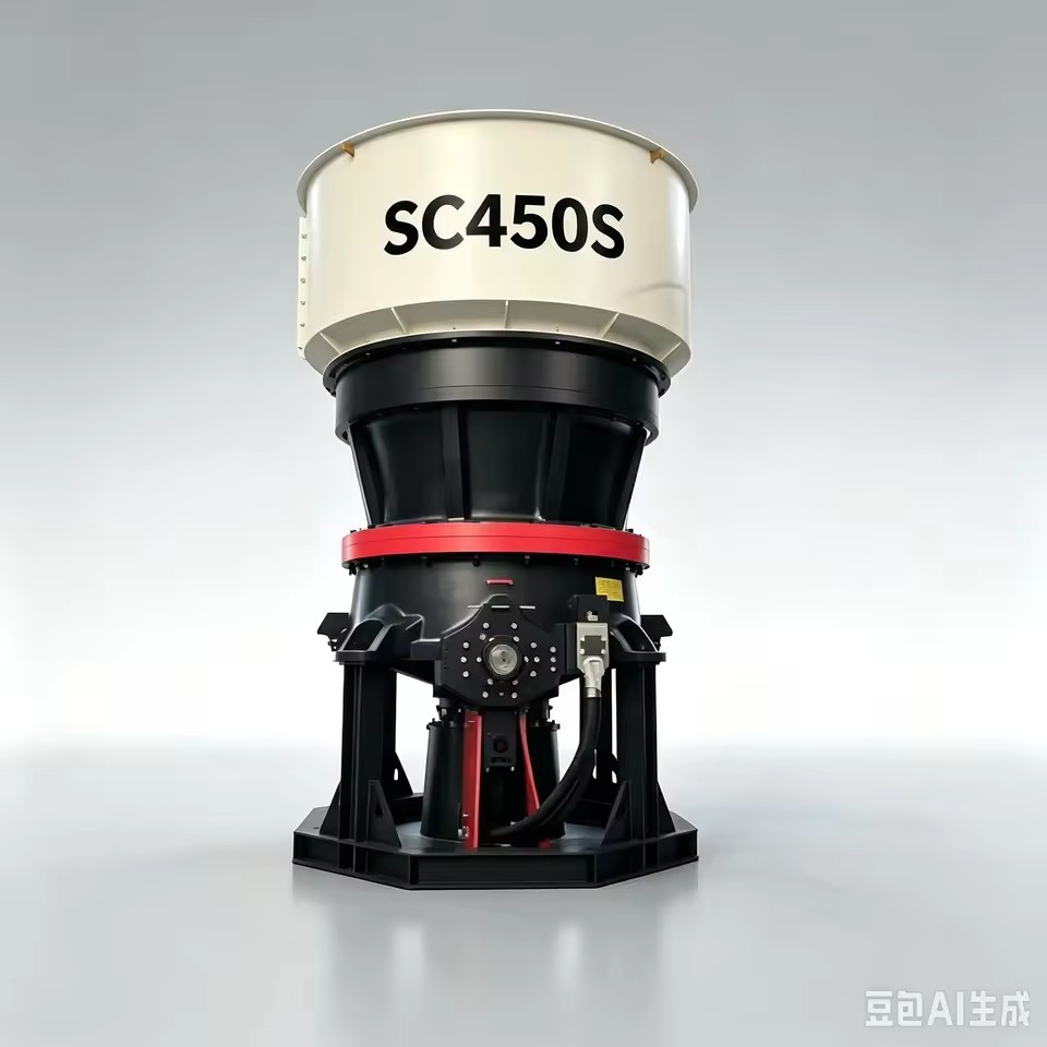New SC Series Single Cylinder Hydraulic Cone Crusher PLC AC Motor Bearing Capacity for Rock/Ore Aggregate