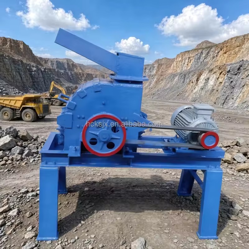 Hammer Mill Crusher 1-2 TPH AC Motor for Gold Ore Rock Crushing Mining Beneficiation Equipment