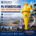 Polyurethane Hydrocyclone Separator Mining Machinery Mineral Processing Equipment Wear Resistant Cyclone