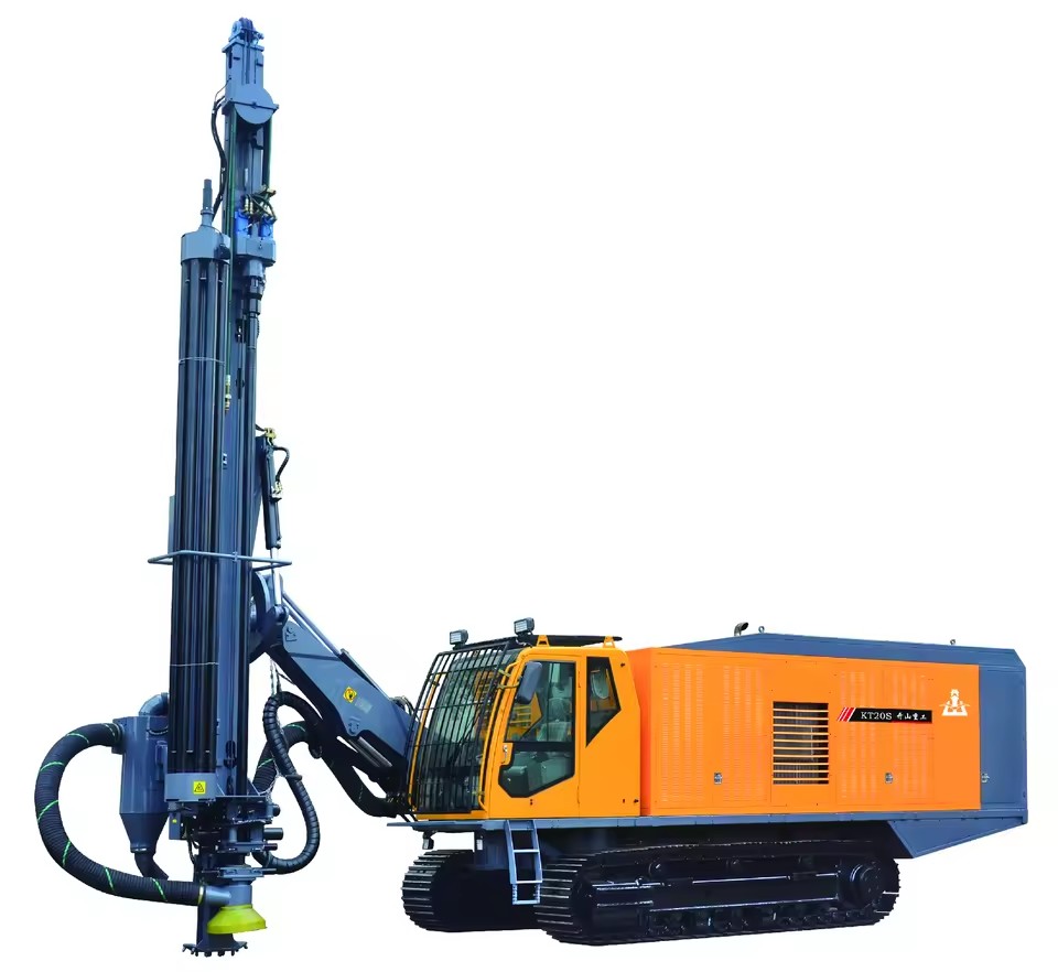 KT20S Integrated DTH Drill Rig Blast Hole Drilling Machine for Open-pit Surface Mining Operations