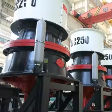 SC450S Single Cylinder Hydraulic Cone Crusher Crusher Machine Max Gold Set Ball Motor Training Power Models Sales