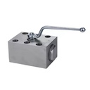 KHP PKH Series Disc Bball Valve Manifold Mounting Stainless Hydraulic Two-position Two-way Plate Manual 2-Way Ball Valve