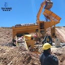 Placer Gold Mining Equipment 50 TPH Eco Friendly Gold Wash Plant Centrifugal Concentrator Engine Africa River Extraction