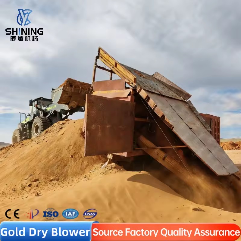 Diesel Powered Dry Gold Separator | Portable Gold Refining Equipment for Remote Mining