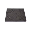EN124 E600 Anti-Theft Ductile Iron Manhole Cover Black Bitume/Epoxy Surface Engineer Grade Visibility Eco-Friendly Road