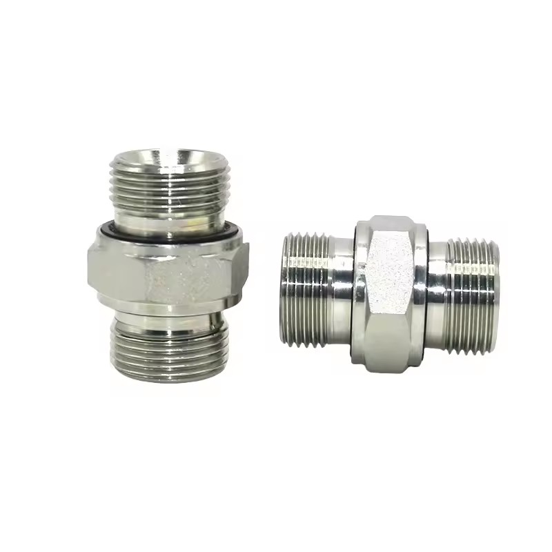 BSP Male CAPTIVE SEAL BSP Male Thread Straight Fitting Tube Fittings Hydraulic Hose Adapter 1B Hydraulic Adapters Fittings