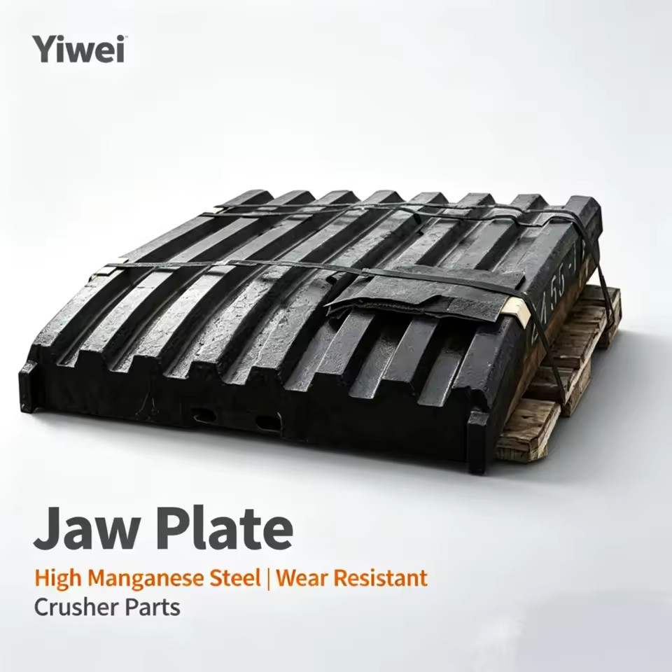 Super High Efficiency Henan Stone Crusher Parts Carbon Steel Jaw Plate Wear Resistant Forging Custom Size Mining 1 Year