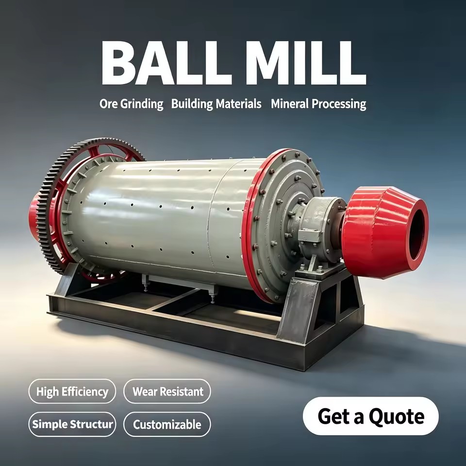 Large Capacity Industrial Ball Mill Cement Clinker Grinding Equipment for Mineral Stone Powder Production