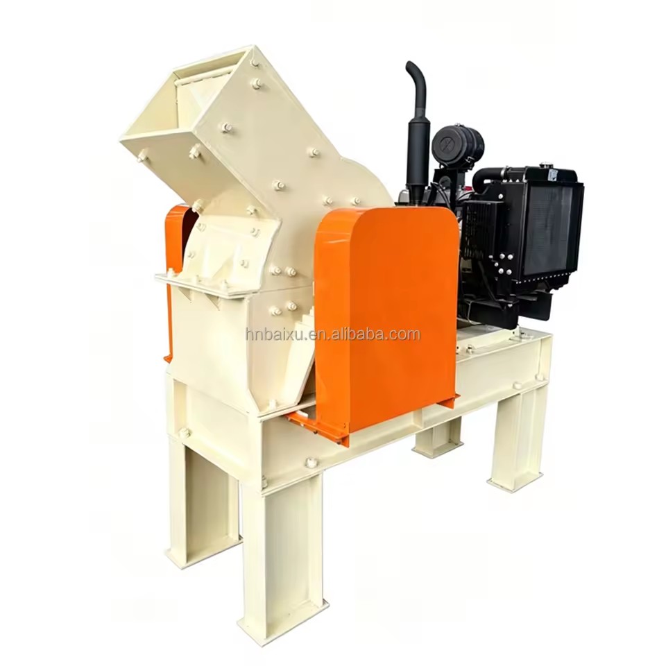 PC-400*600 Diesel Powered Gold Mining Hammer Crusher 10-15 T/H Coal Gangue Hammer Crusher