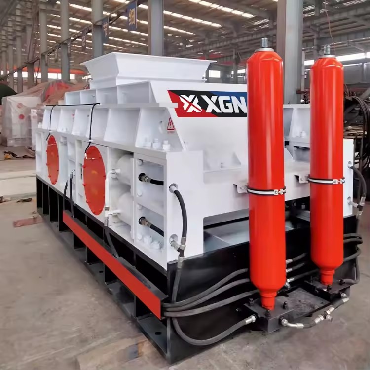 High Capacity Double Roll Crusher Manufacturer Mining 100 TPH Limestone Crushing Double Roller Crusher Supplier