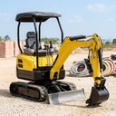 High Digging Power Fuel Saving Technology CE Certified Mini Excavator Construction Machinery 38HP Diesel Engine Motor Pump