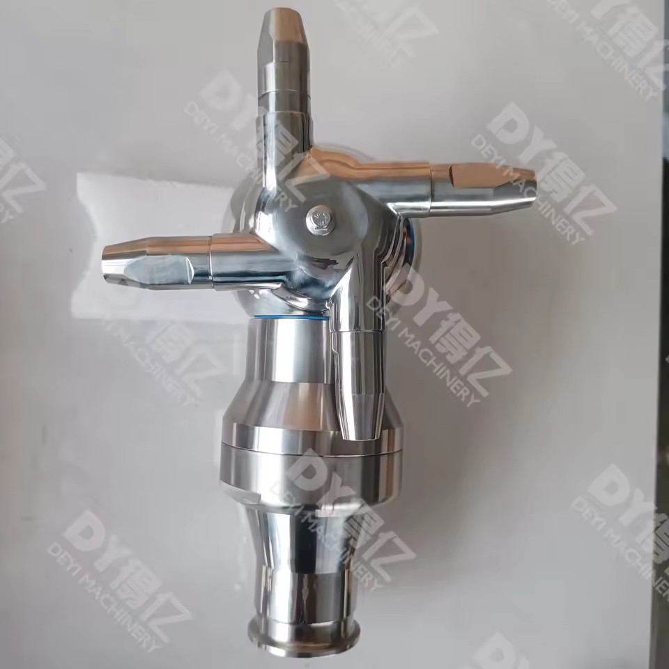 OEM Stainless Steel Rotary Jet Head 360 Degree Cleaning Tank Cleaner Valves