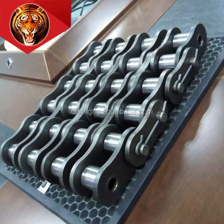 Tigerrig Long Manufacture History S88.9 Trains Chain Oil Field Chain Roller Chain for Drilling Rig Oilfield
