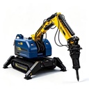 High Obstacle Crossing Great Gradeability Long Endurance Underground Mining Tunnel Rescue Hydraulic Construction Robot