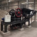 Quarry Stone Crusher Machine Granite Coal PE 250*400 Jaw Crusher With Vibrating Feeder and Conveyor