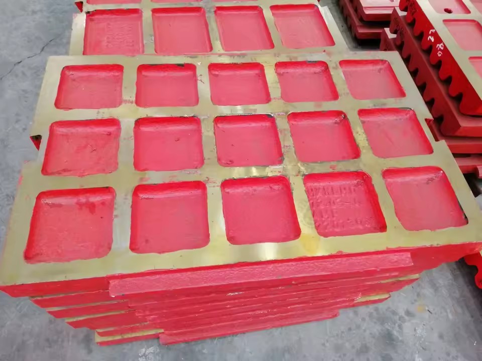 Quarry Crusher Swing Jaw Plate Ore Mining Casting Parts High Performance High Quality 1 Year Warranty