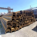 Sheet Pile Type 2 U9 12mtrs 586kilos Steel Sheet Pile/Sheet Piling/Sheet Pile Slotted U-Shape Side Stud Grape Steel Pile