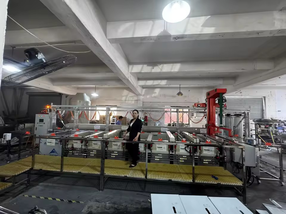 Customized Anodizing and Passivation Production Line for Output, Suitable for Aluminum, Magnesium and Stainless Steel